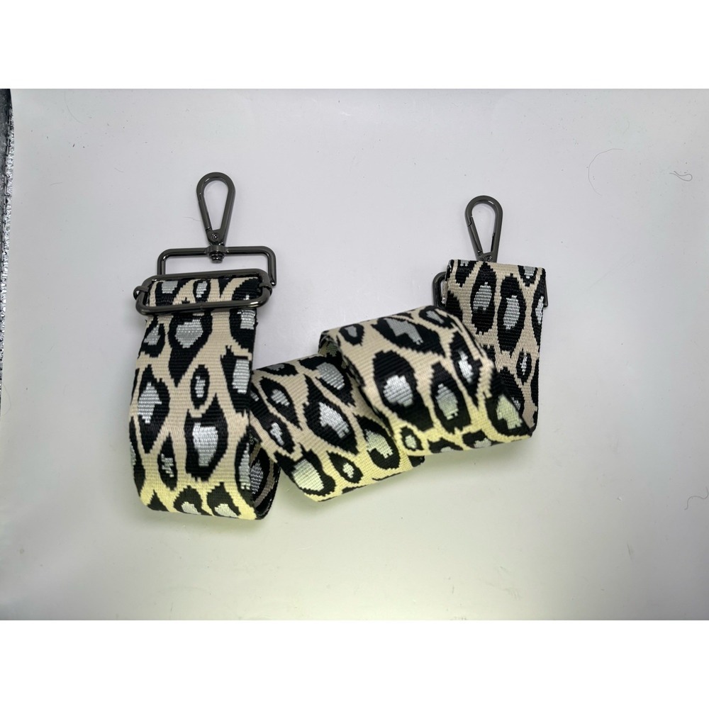Animal Prnt 2" Wide Adjustable Replacement Purse Crossbody Straps w/Black Hdware - Picture 3 of 4